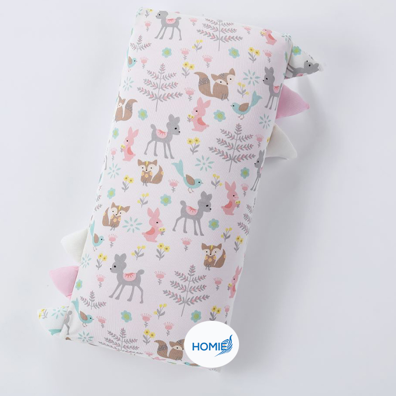 Homie Ultra Soft Organic Baby Bamboo Pillow 25x55cm - Assorted *Choose Design at Booth